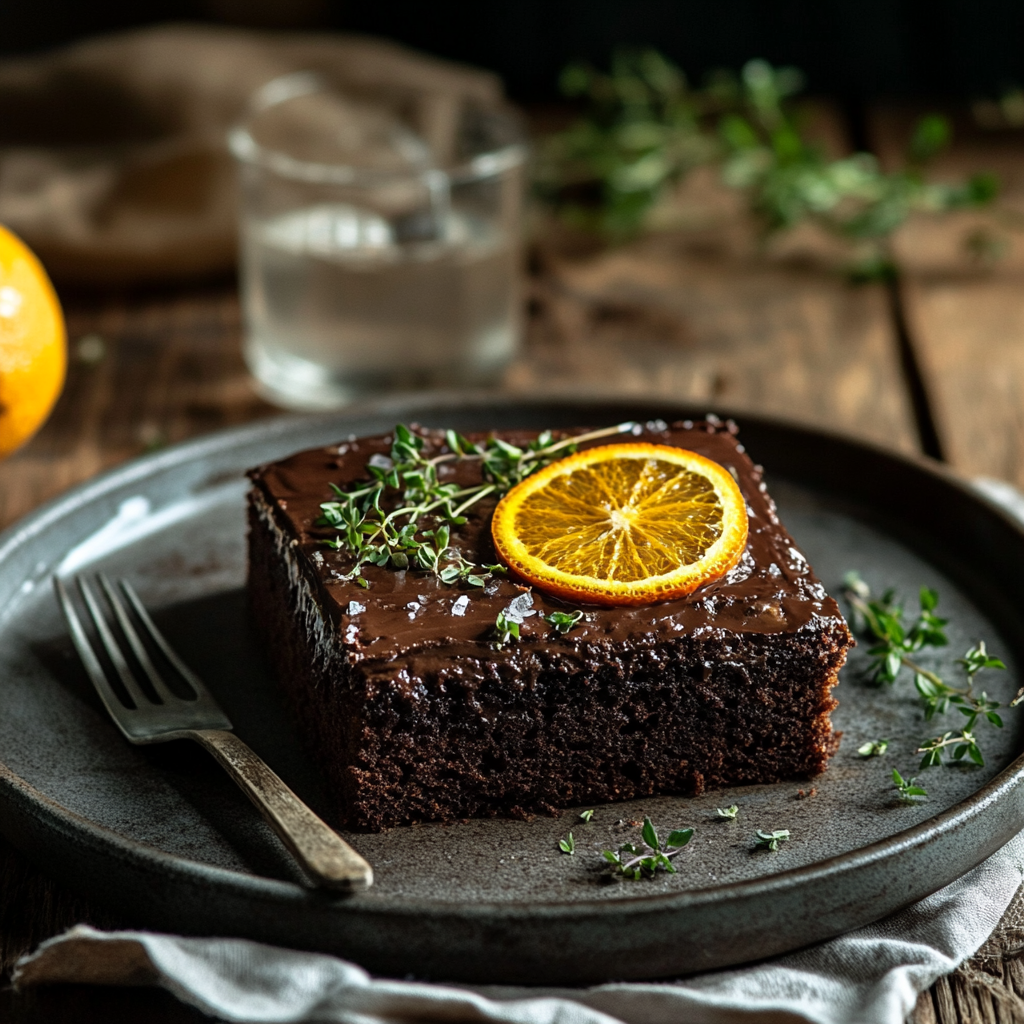 Chocolate Orange Traybake Cake