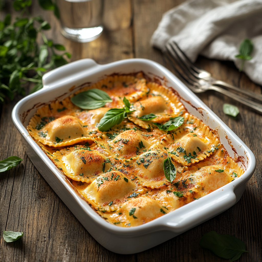 Easy Ravioli Casserole Recipe