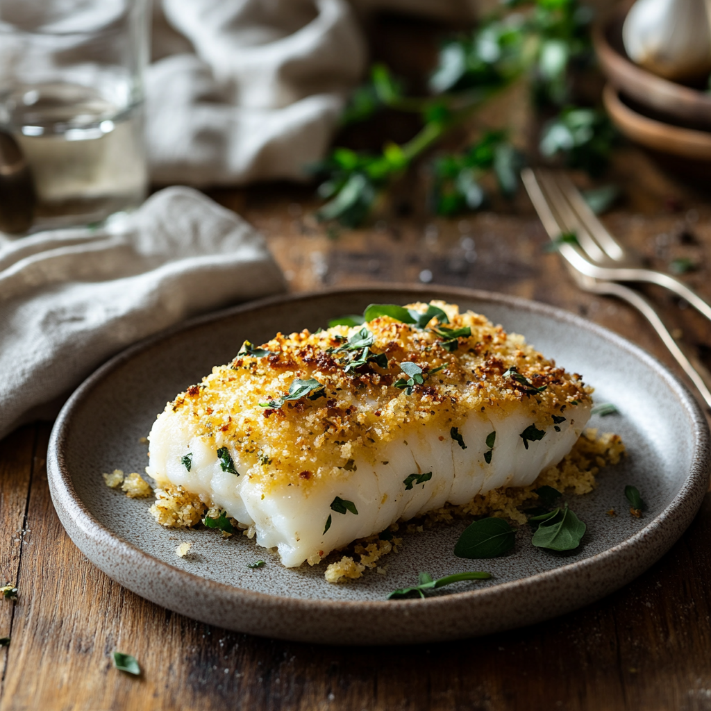 Panko Baked Cod
