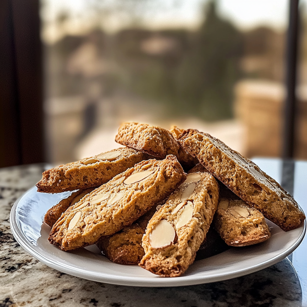 Homemade Almond Cantucci