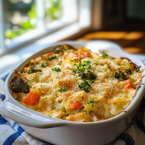 Cheesy Vegetable Casserole