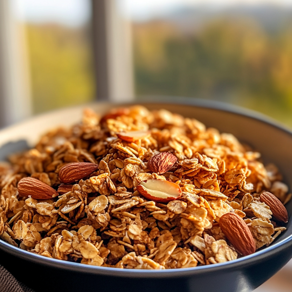 Maple Almond Granola Clusters