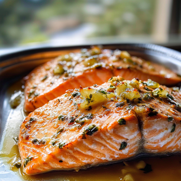 Honey-Lime Garlic Butter Salmon