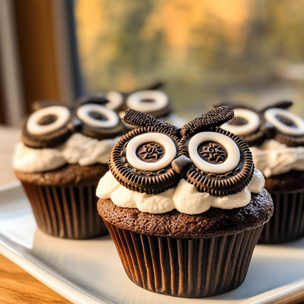 Oreo Owl Cupcakes