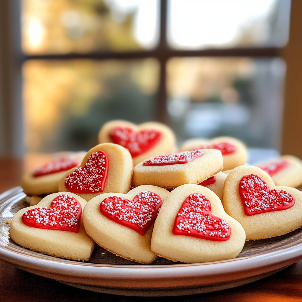 Valentine’s Heart Sugar Cookies
