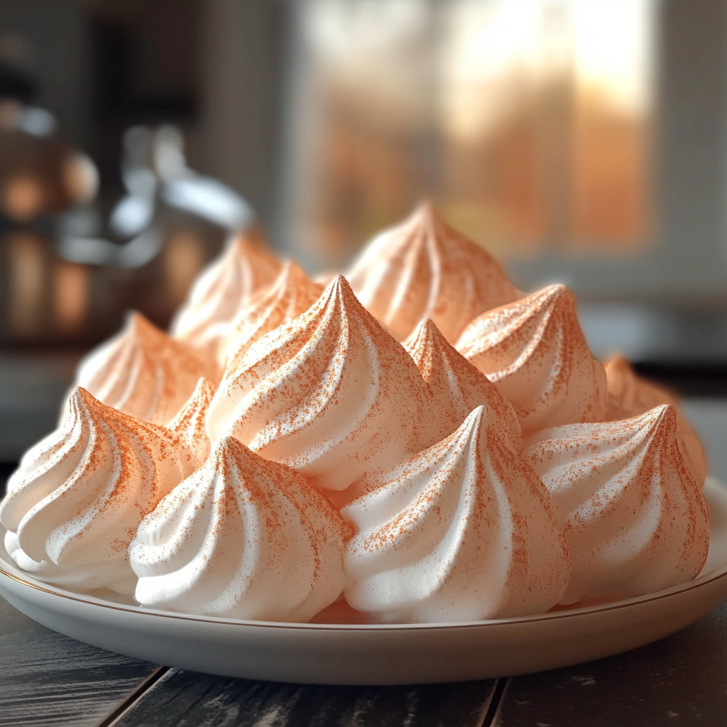 Orange Meringue Cookies