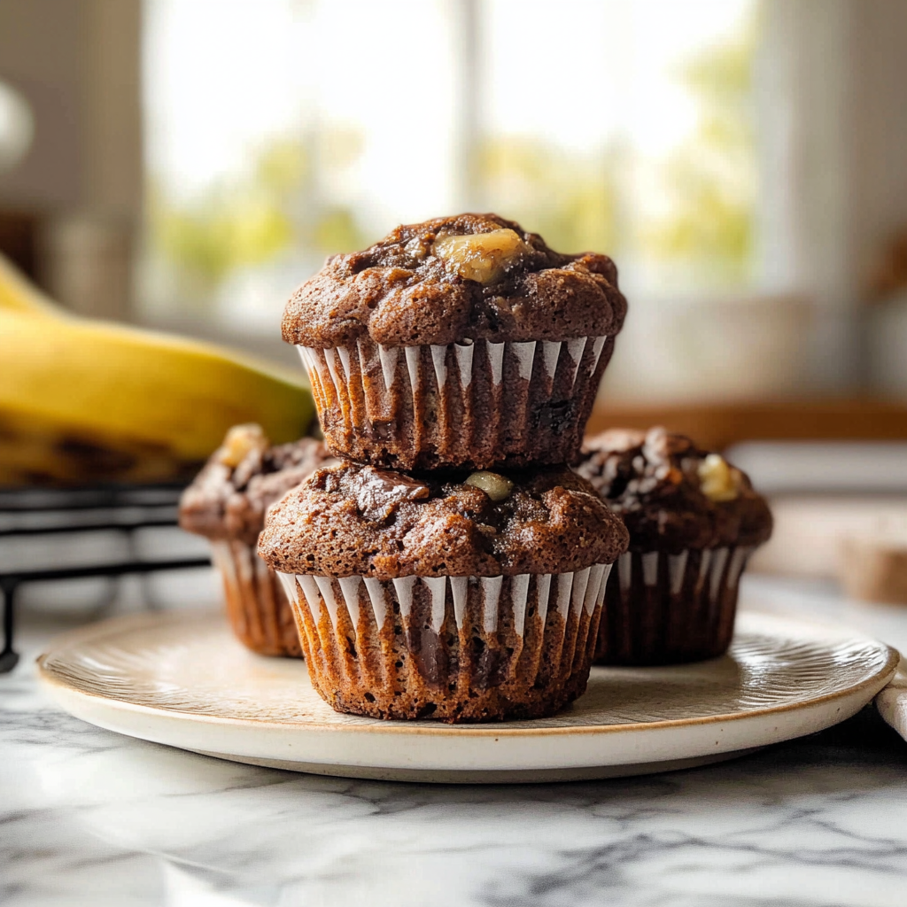 Chocolate Banana Muffins