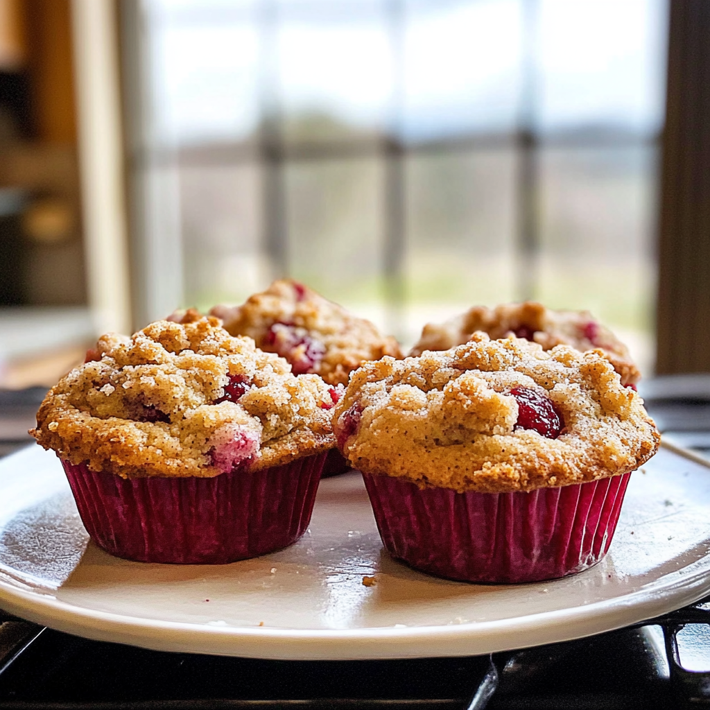 Raspberry Streusel Muffins