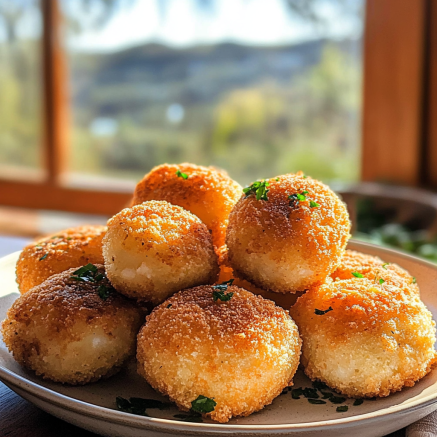 Cheesy Potato Croquettes