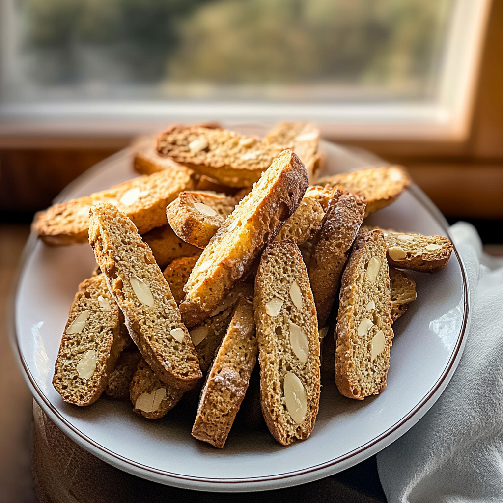 Homemade Almond Cantucci
