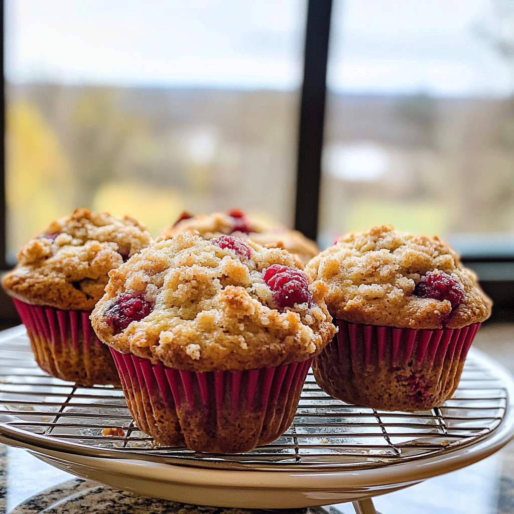 Raspberry Streusel Muffins