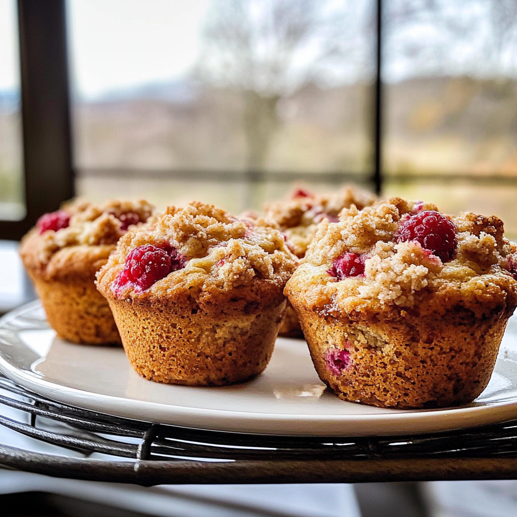 Raspberry Streusel Muffins