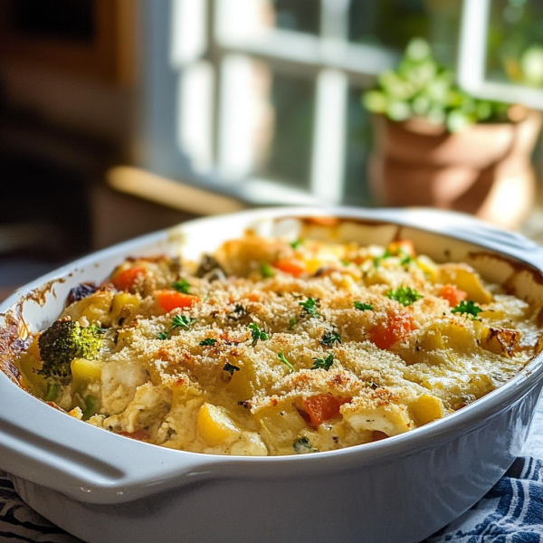 Cheesy Vegetable Casserole