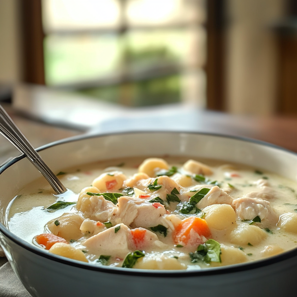 Chicken and Gnocchi Soup
