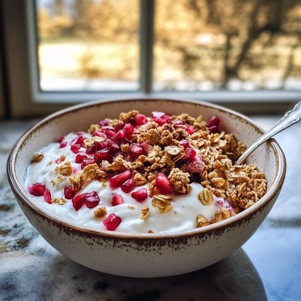 Pomegranate Yogurt Bowl