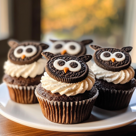 Oreo Owl Cupcakes