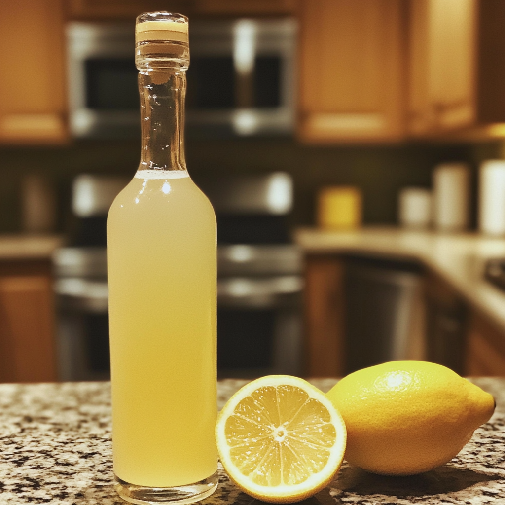 Non-alcoholic limoncello