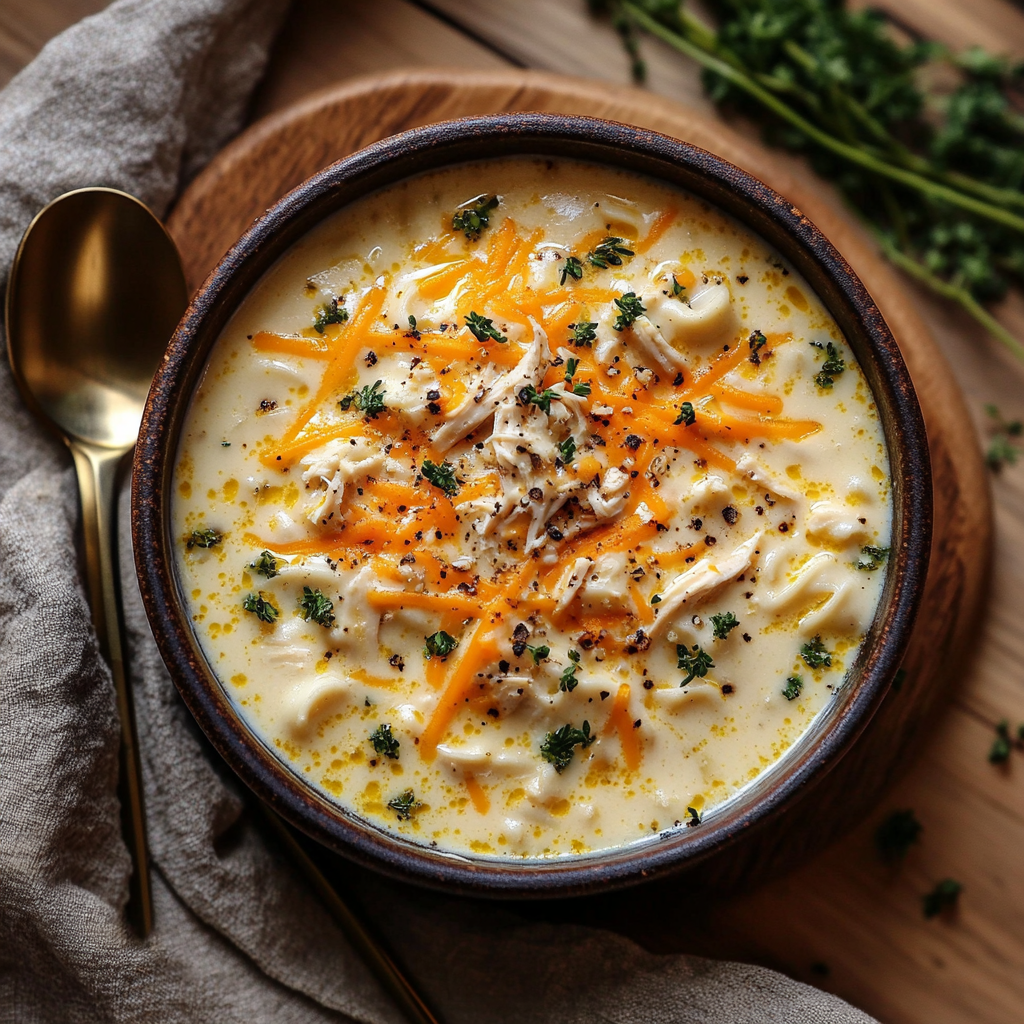 creamy chicken noodle soup