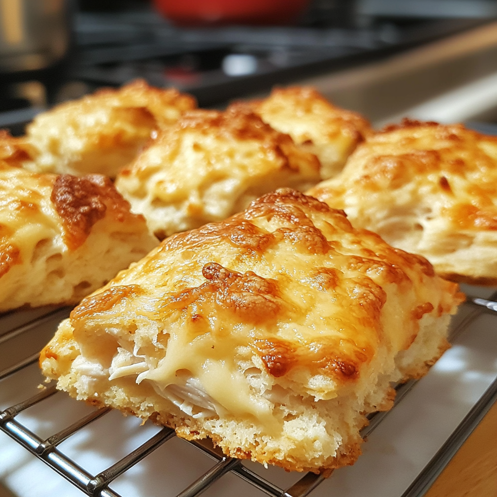 Cheese and Chicken Scones