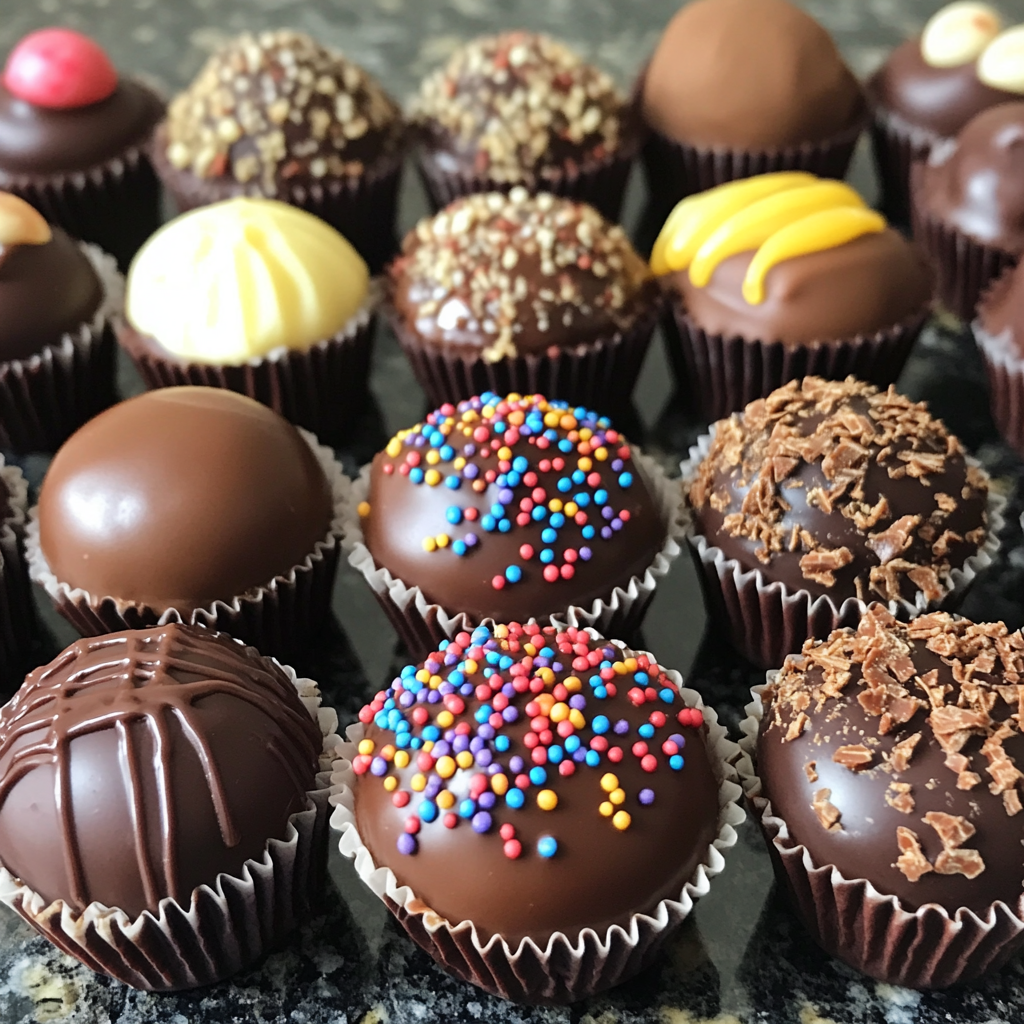 Chocolate Bonbons Mini-Cakes