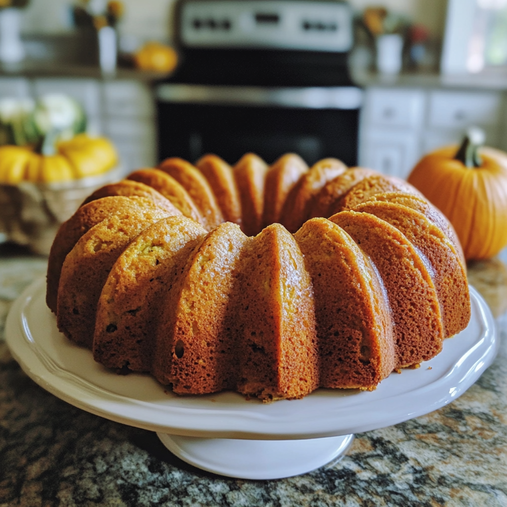 Zucchini and Pumpkin Bundt Cake