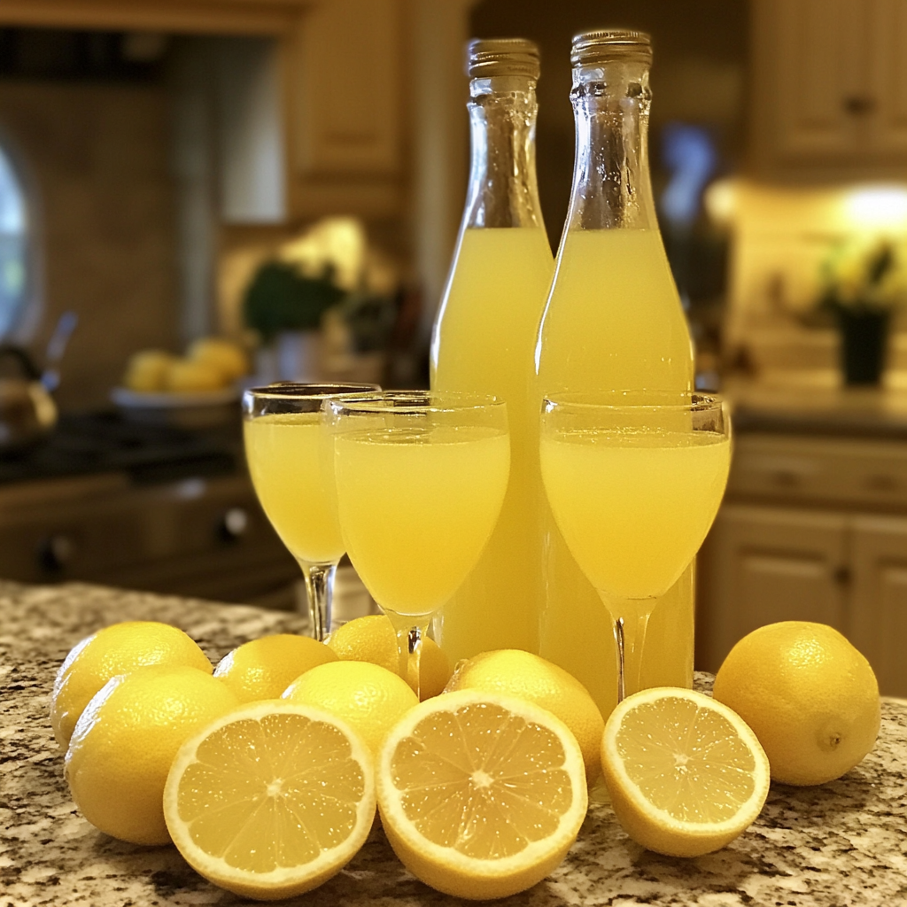 Non-alcoholic limoncello