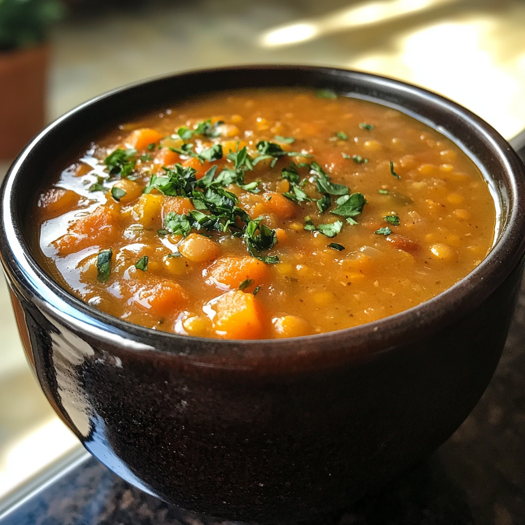 Slow Cooker Lentil Soup