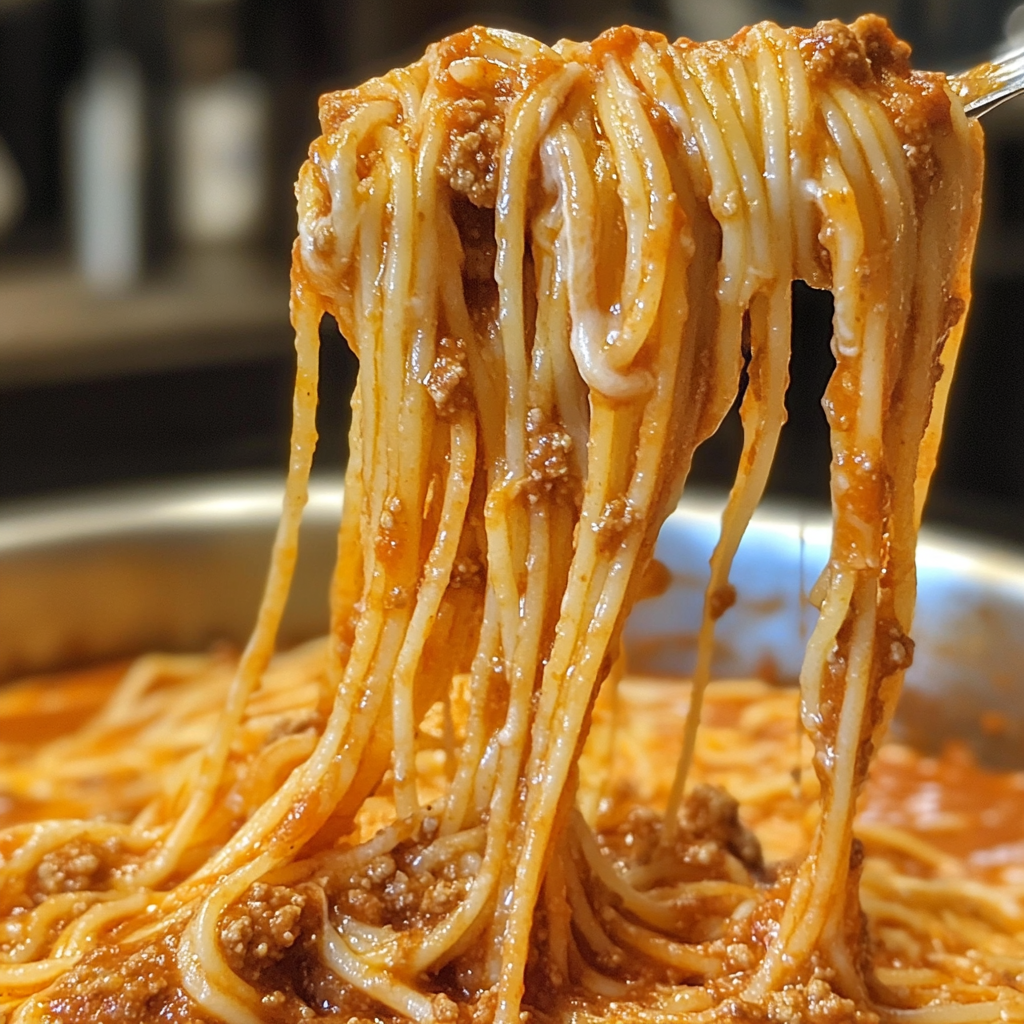 Healthy slow cooker spaghetti