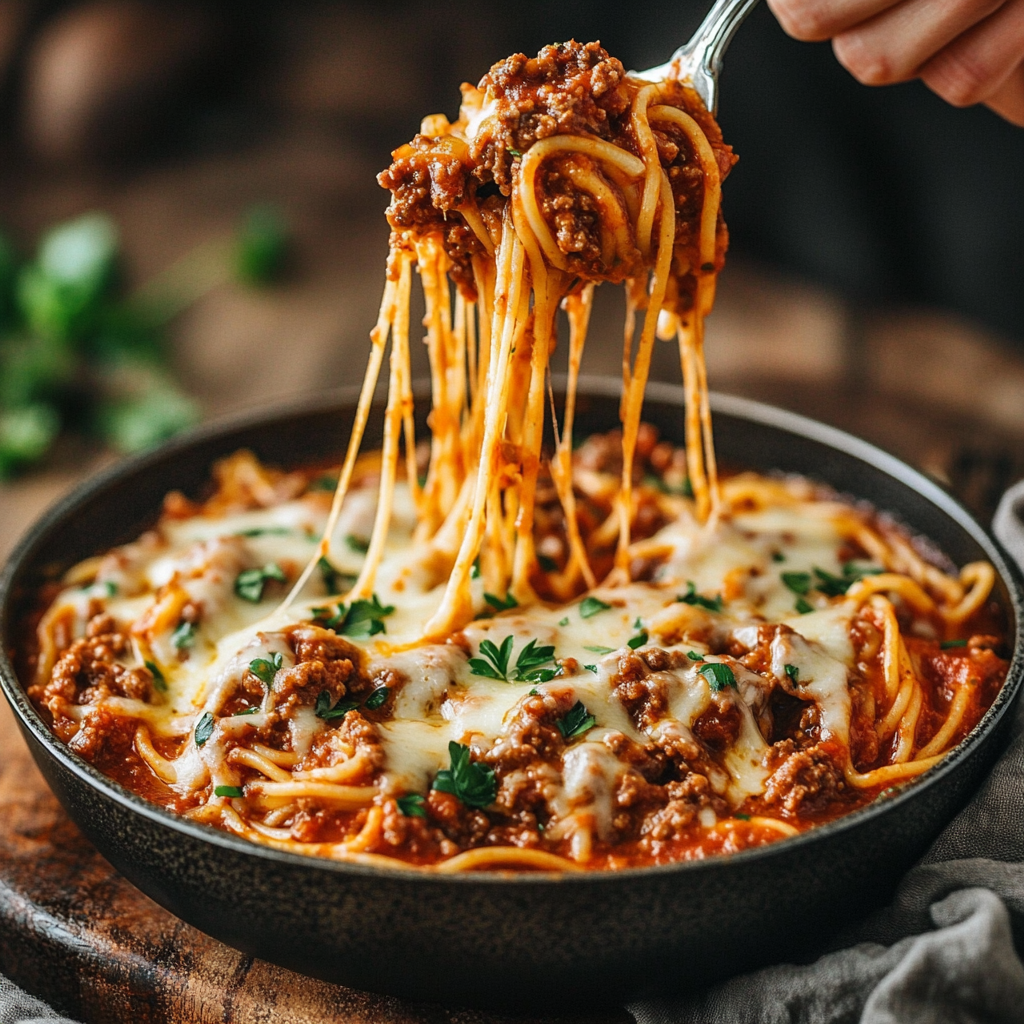 Healthy slow cooker spaghetti