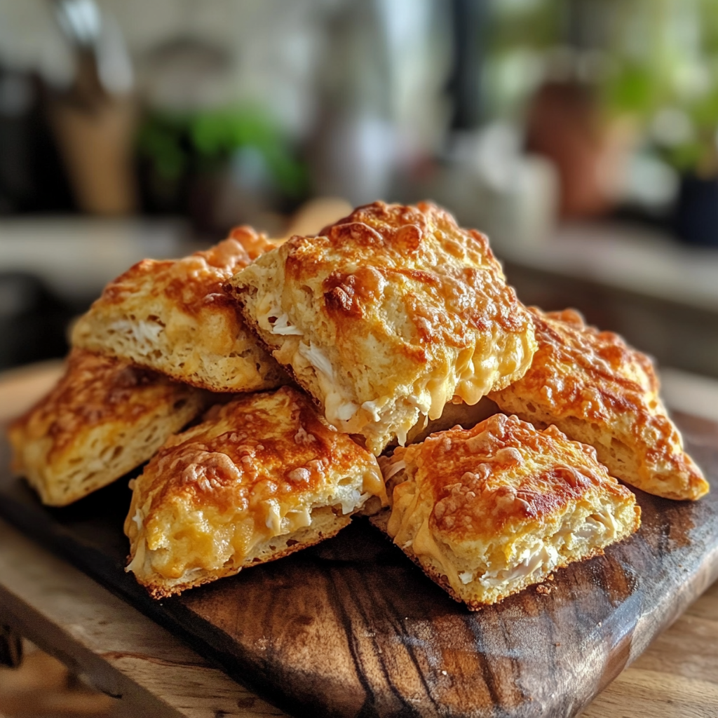 Cheese and Chicken Scones