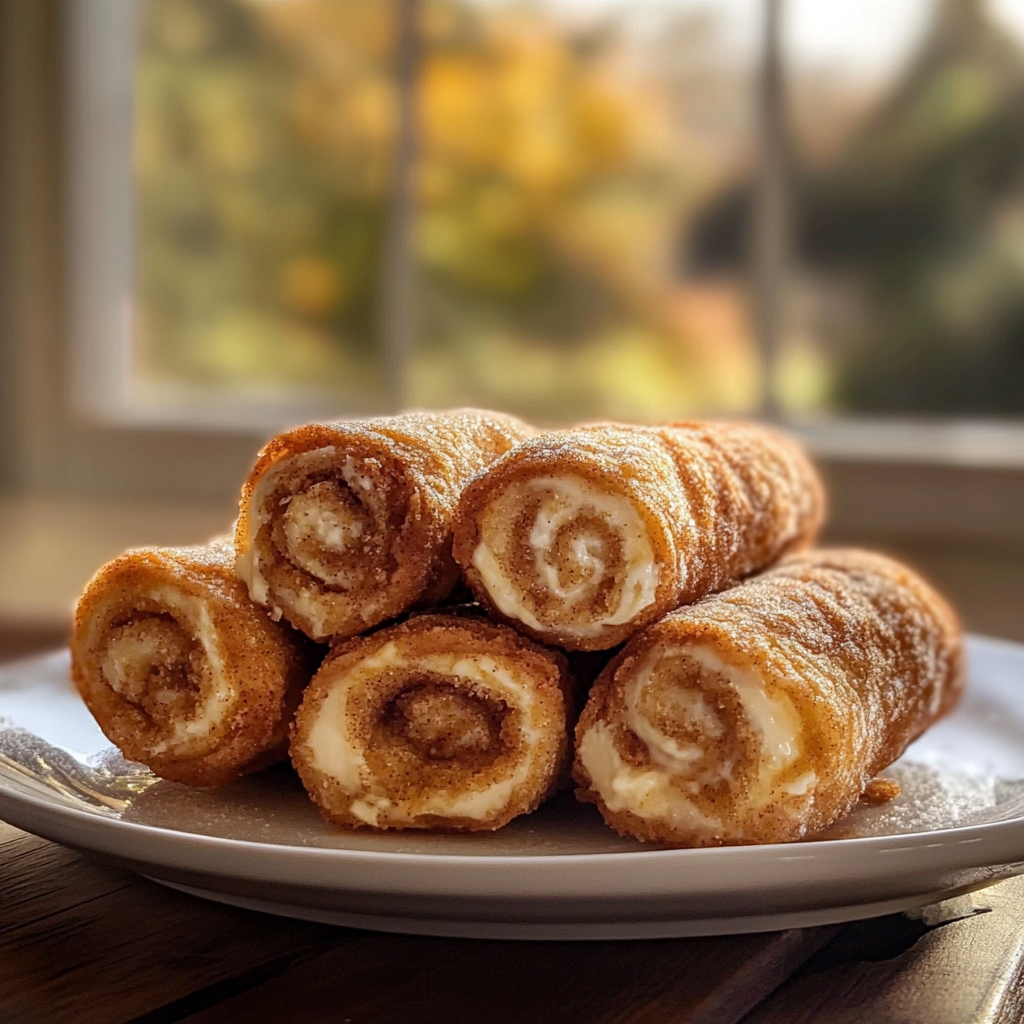 Baked Cinnamon Cream Cheese Roll-Ups
