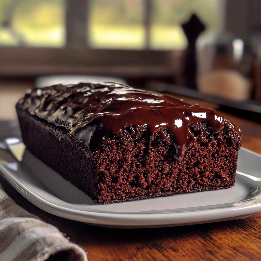 Hot Fudge Brownie Bread