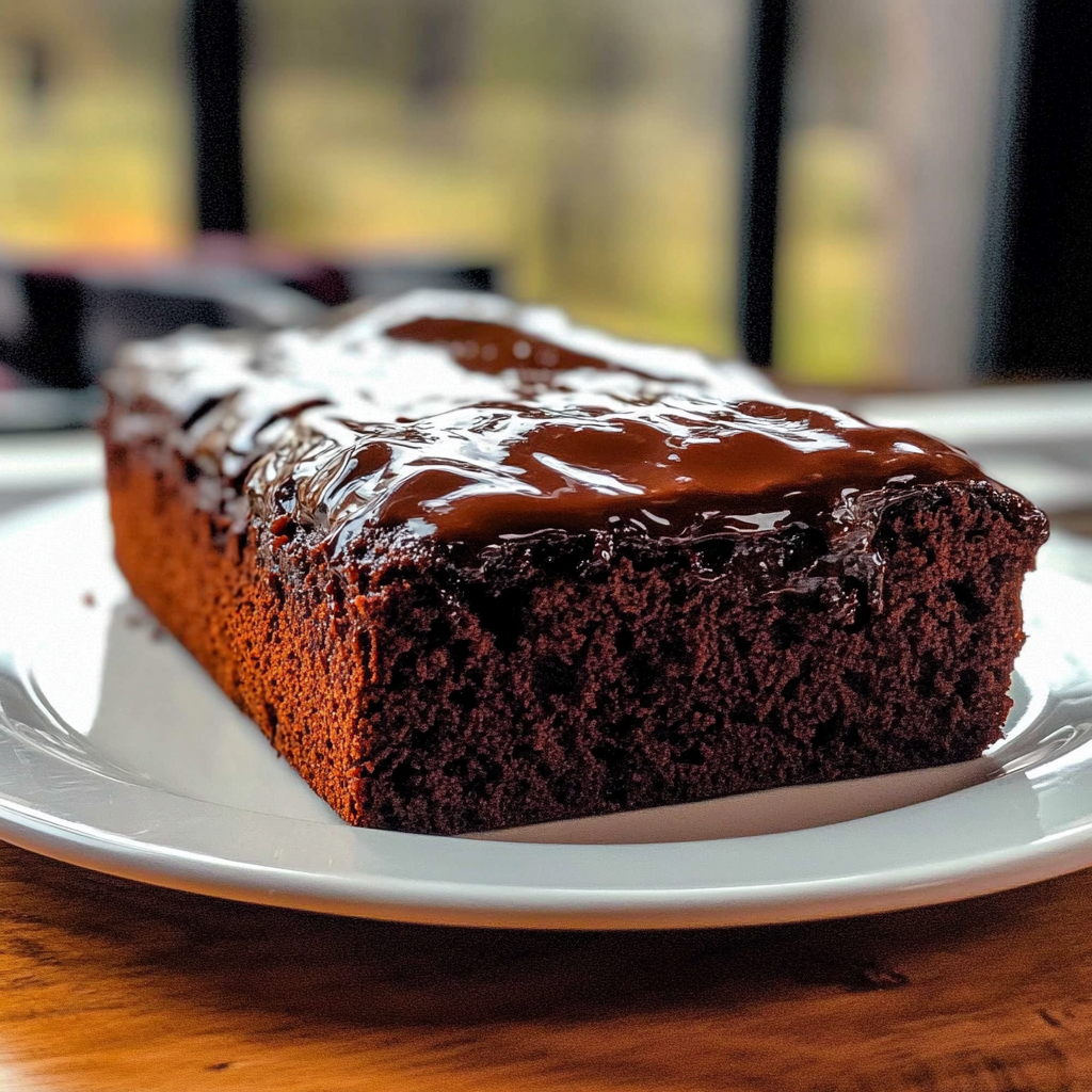 Hot Fudge Brownie Bread