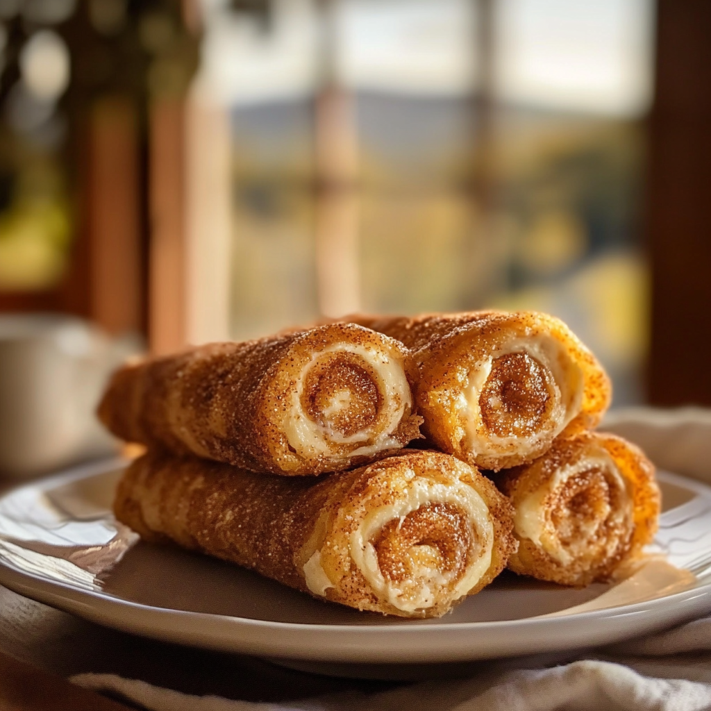 Baked Cinnamon Cream Cheese Roll-Ups