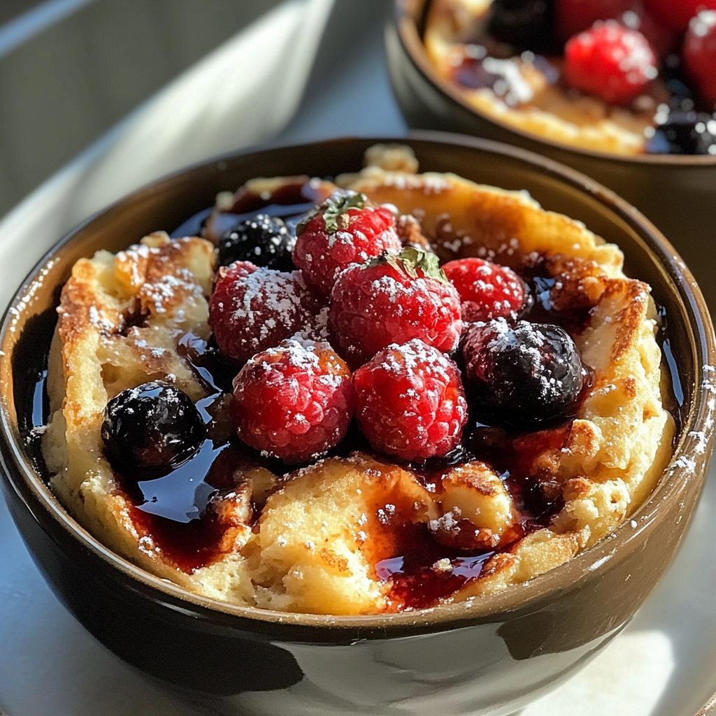 Baked Protein Pancake Bowls