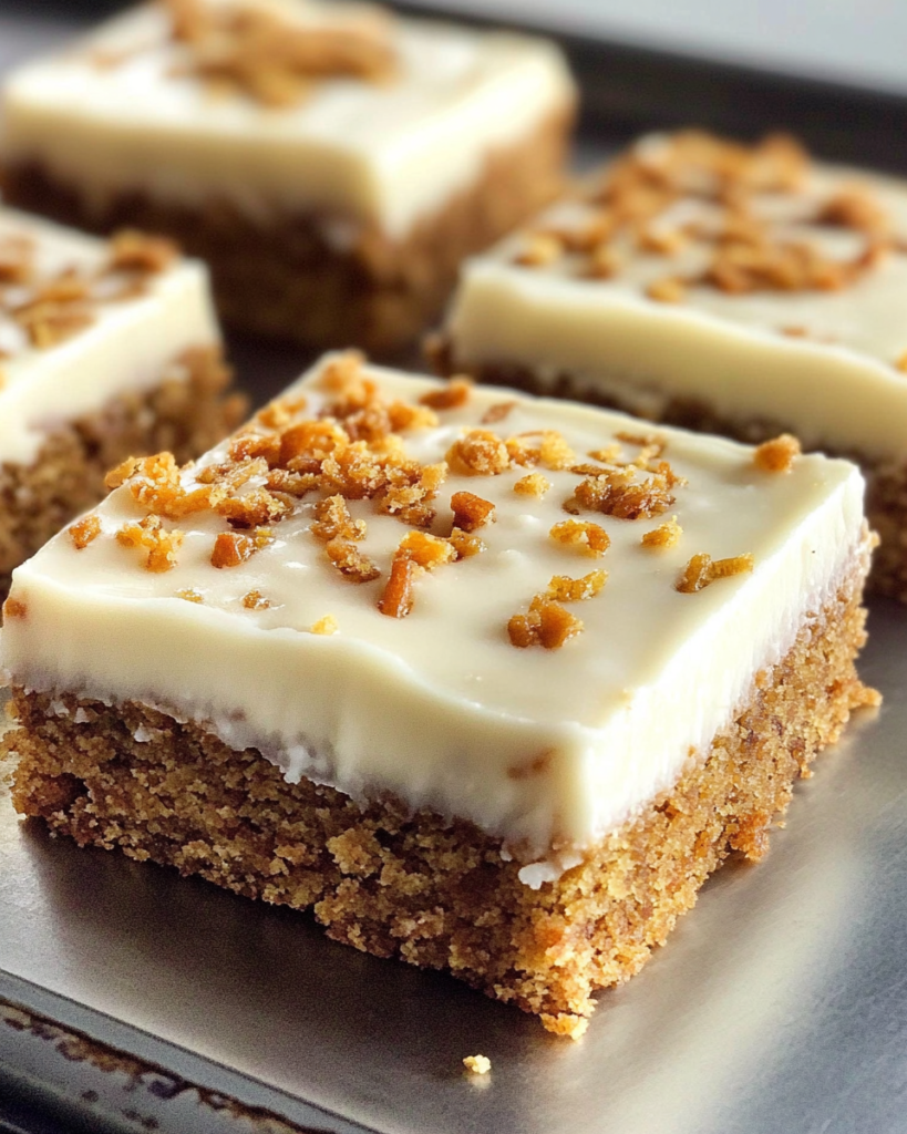 Carrot Cake Bars with Cream Cheese Frosting