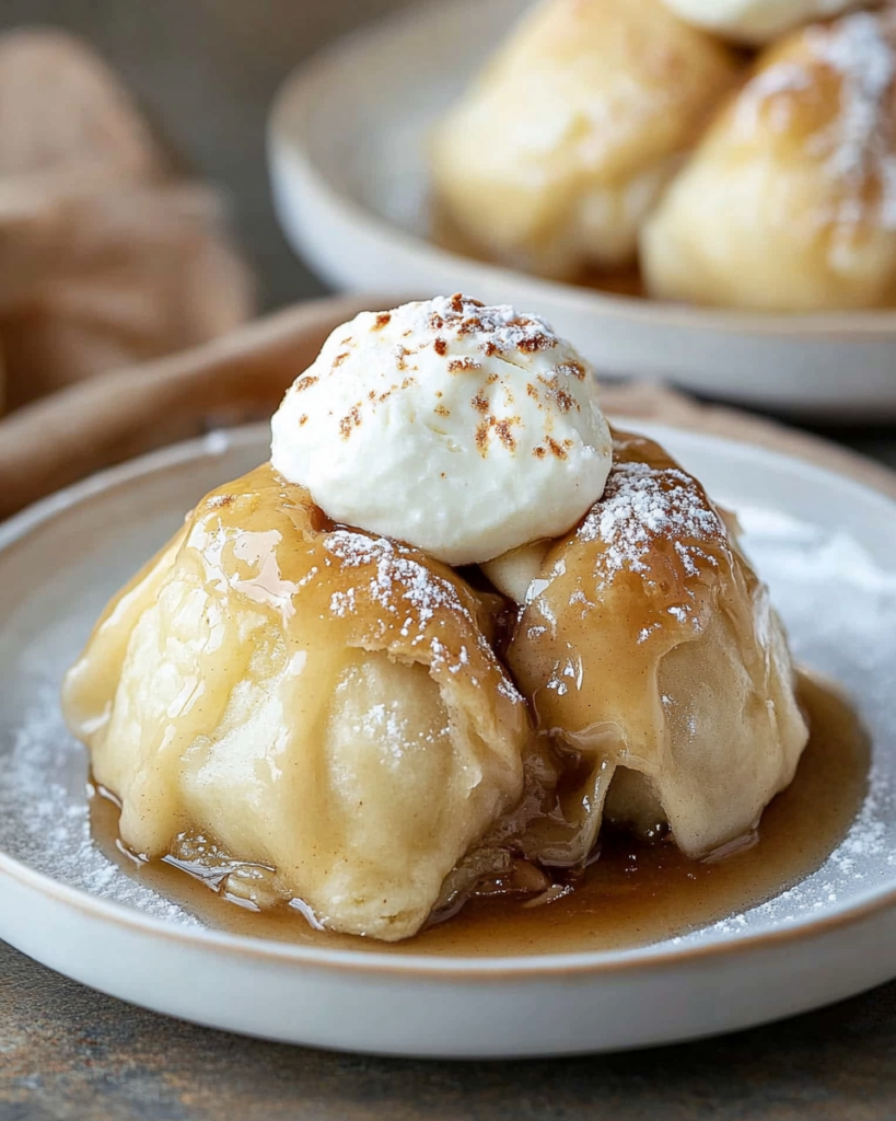 Crock Pot Apple Pie Dumplings