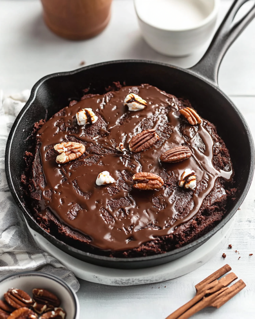Gooey Chocolate Skillet Cake