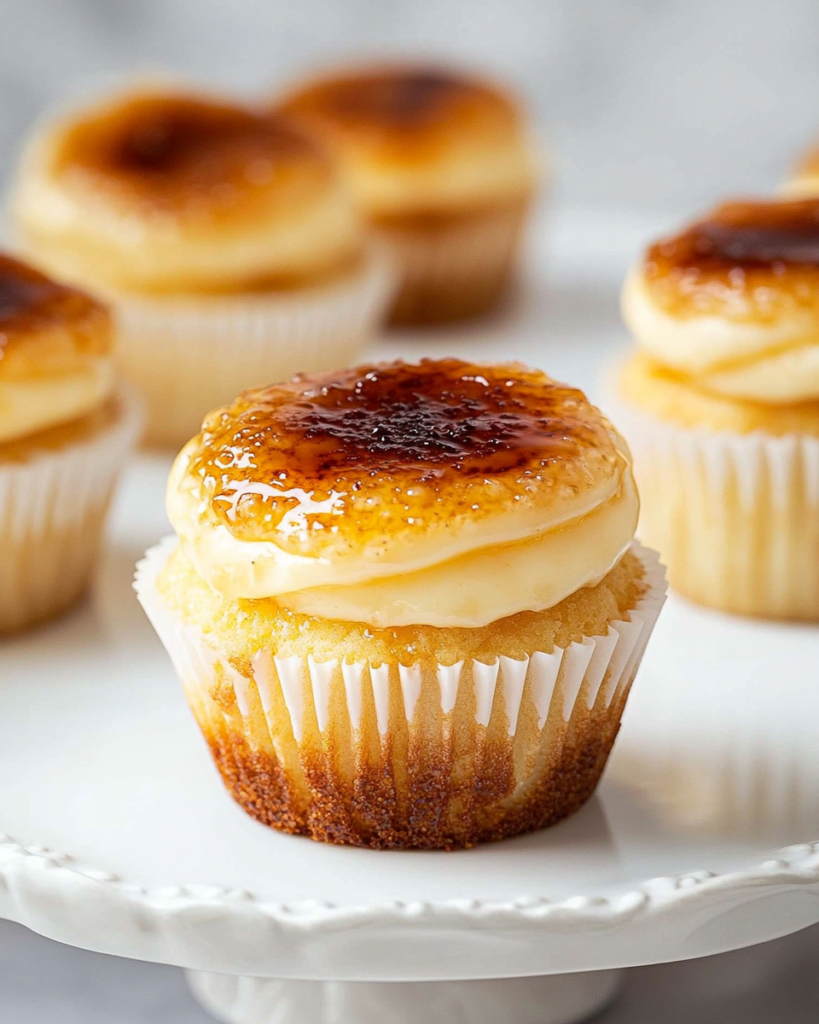 Crème brûlée cupcakes