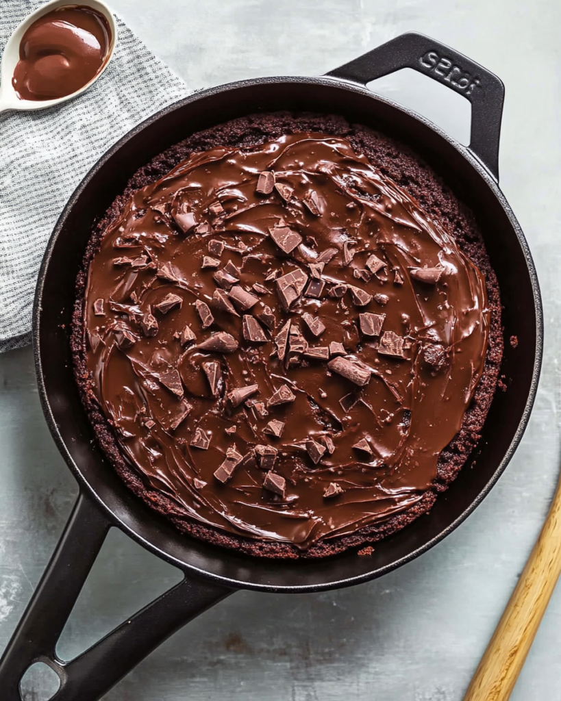 Gooey Chocolate Skillet Cake