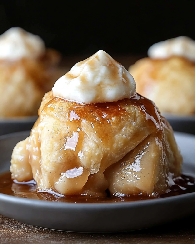 Crock Pot Apple Pie Dumplings