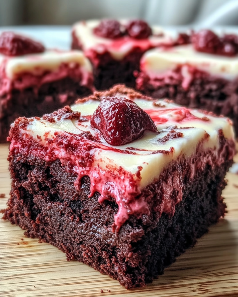 Red Velvet Cheesecake Brownies