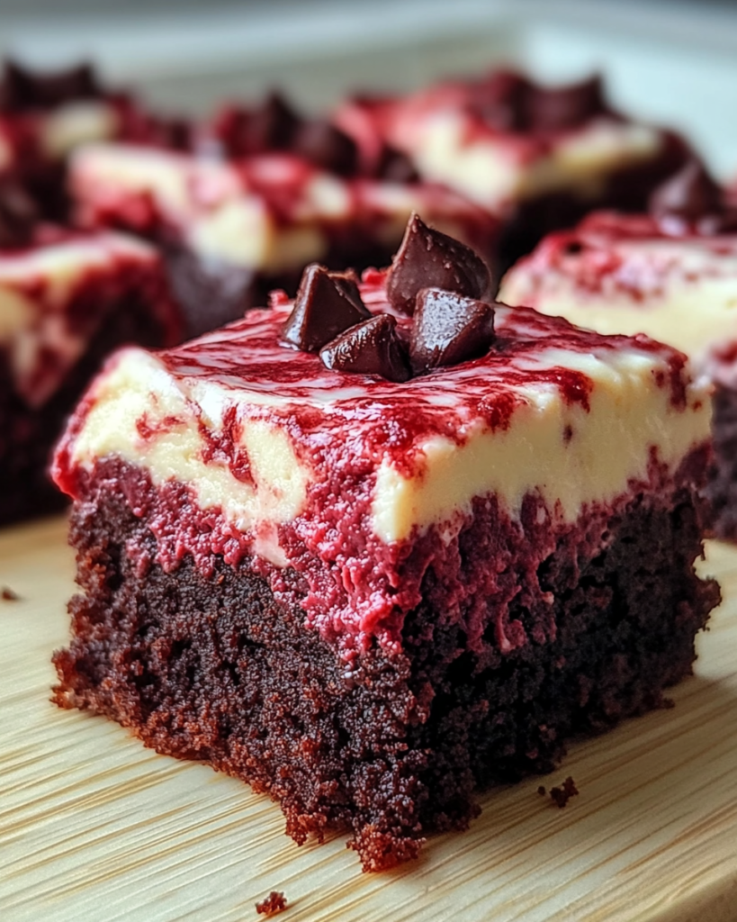 Red Velvet Cheesecake Brownies