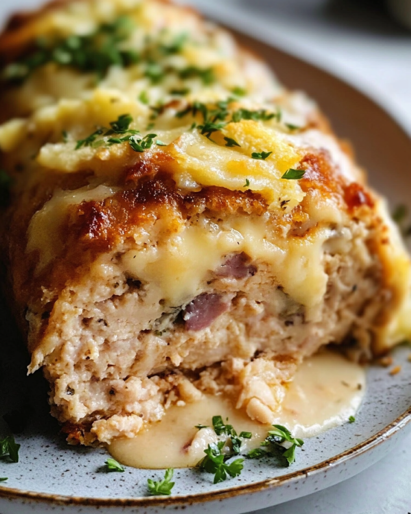 Chicken Cordon Bleu Meatloaf