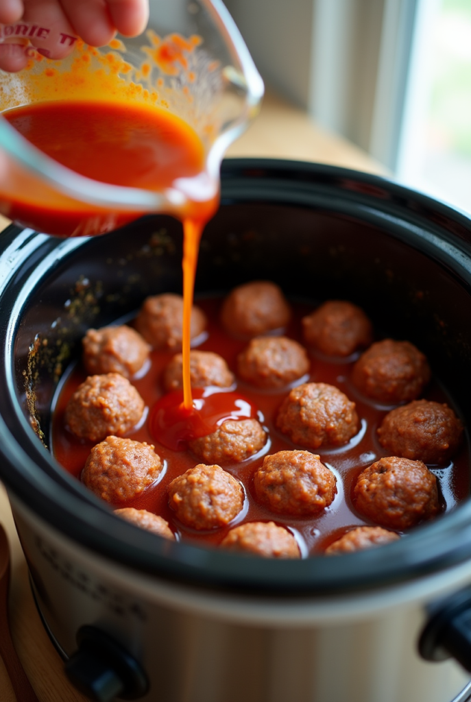 Asian Crockpot Meatballs
