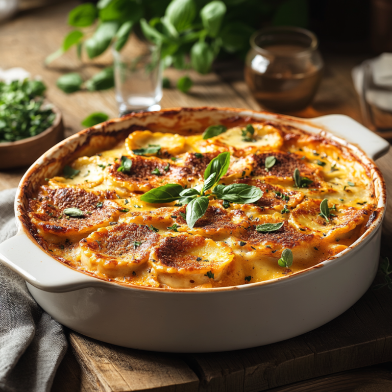 Easy Ravioli Casserole Recipe