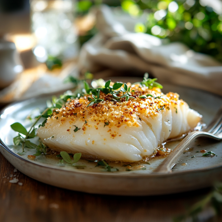 Panko Baked Cod