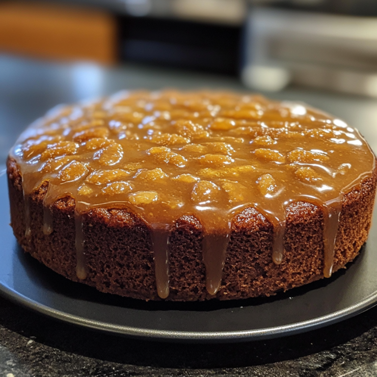 Caramel Ginger Cake