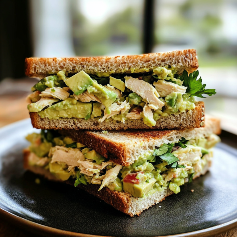 Avocado Chicken Salad Sandwich