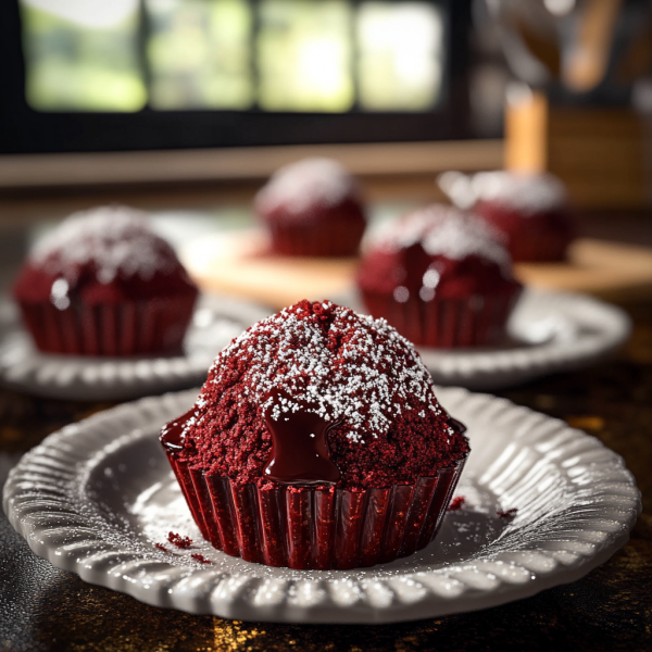 Red Velvet Lava Cupcakes